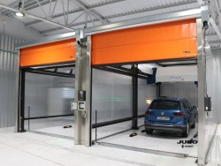 Automatic sliding roll-up...